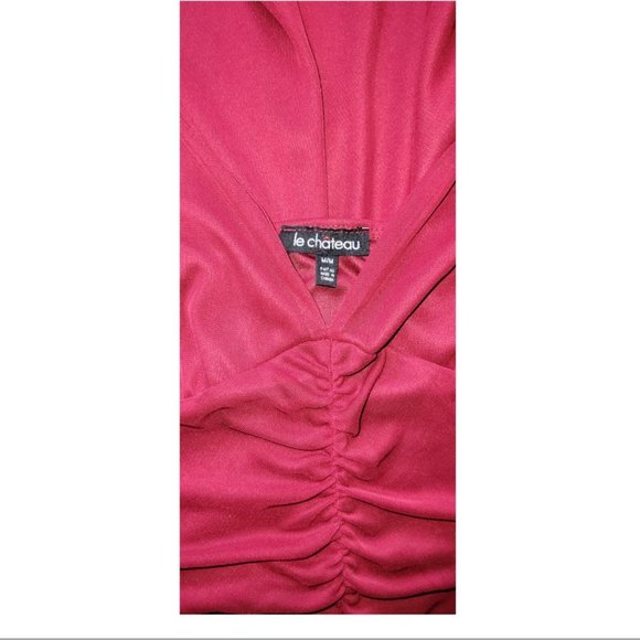 Le Chateau red dress, medium - Picture 2 of 3
